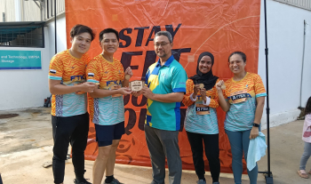 Tahniah diucapkan kepada Fakulti Teknologi Kejuruteraan Awan UMPSA yang memenangi Tempat Ketiga dalam pertandingan Inter-Dept Relay Run 2025 dan telah berlangsung pada 25 Jun 2025 di Ruang Legar Makmal Berpusat, UMPSA Kampus Gambang
